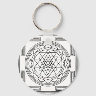 Sri Yantra Mandala Keychain