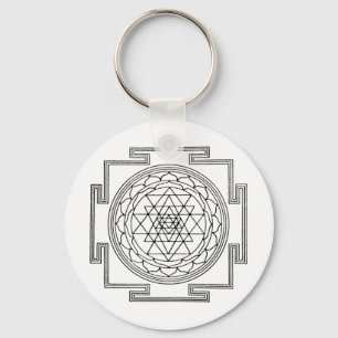 Sri Yantra Mandala Keychain
