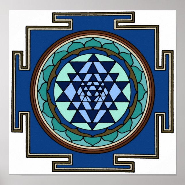 Sri Yantra Print (Front)