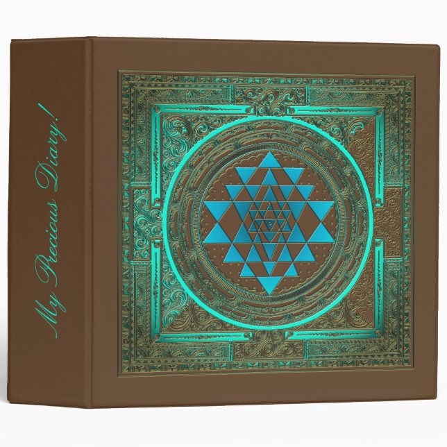 Sri Yantra Water Glow - Binder (Front/Spine)