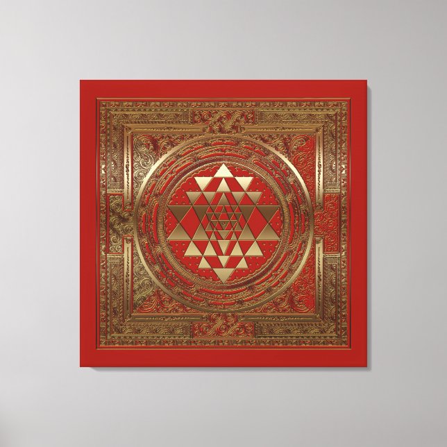 Sri Yantra - Wrapped Canvas (Front)
