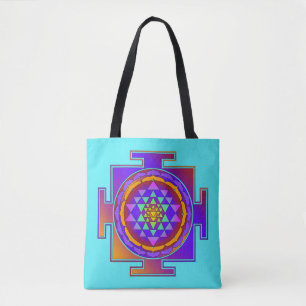 sri yantra + your backgr. & ideas tote bag