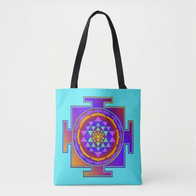 sri yantra + your backgr. & ideas tote bag (Front)