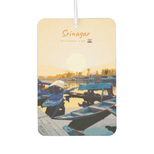 Srinagar, India - Dal Lake Shikara Boats Air Freshener