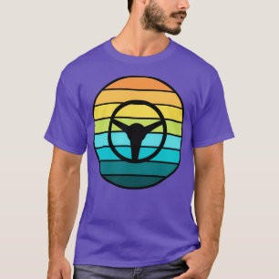 Sring Wheel Retro Design T-Shirt