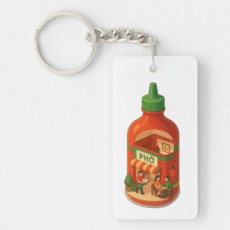 Sriracha Pho Shop Keychain