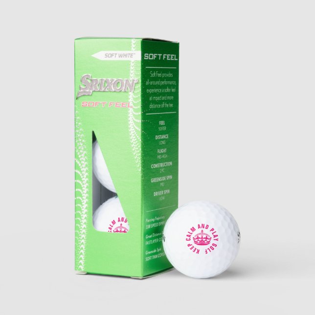 Srixon Gardez calme et jouez aux balles de golf po (Conditionnement)