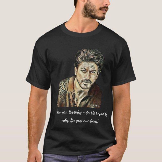 SRK FANS CLUB T-Shirt (Front)