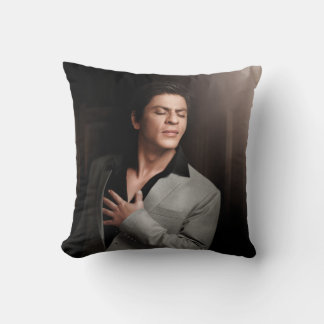 SRK Shahrukh Khan King Of Bollywood Throw Pillow