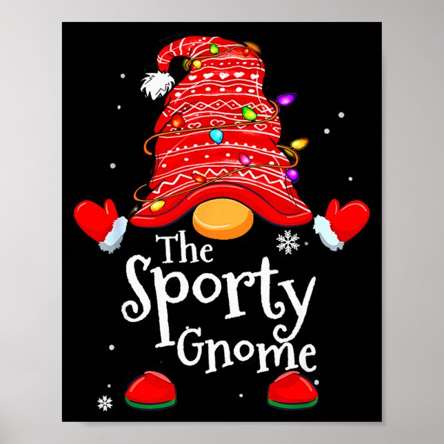 Srty Gnome - Xmas Family Matching Funny Christmas  Poster (Front)