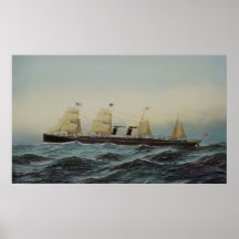 SS Alaska Guion Line's Transatlantic Steamer