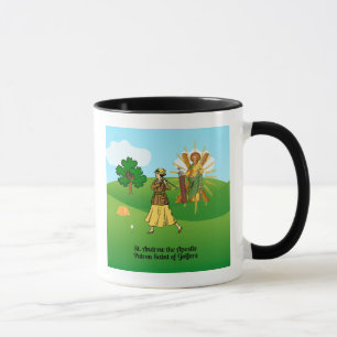 SS. Andrew & Jude with 2 Female Golfers Mug