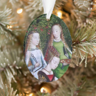 SS. Apollonia and Lucy (with St. Ursula) Acrylic Ornament