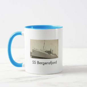 SS Bergensfjord Navire norvégien Café Mug