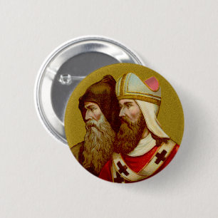 SS. Cyril & Methodius (M 001) 2 Inch Round Button