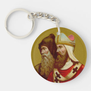 SS. Cyril & Methodius (M 001) Single Image Keychain