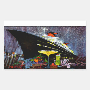 ss France with Champagne Sticker