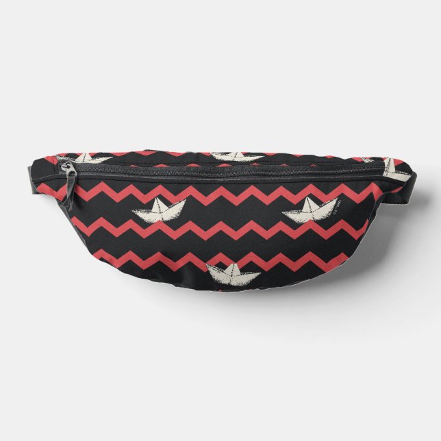 SS Georgie Boat Chevron Pattern Fanny Pack (Lay Down)