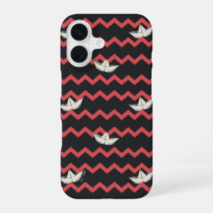 SS Georgie Boat Chevron Pattern iPhone 16 Case