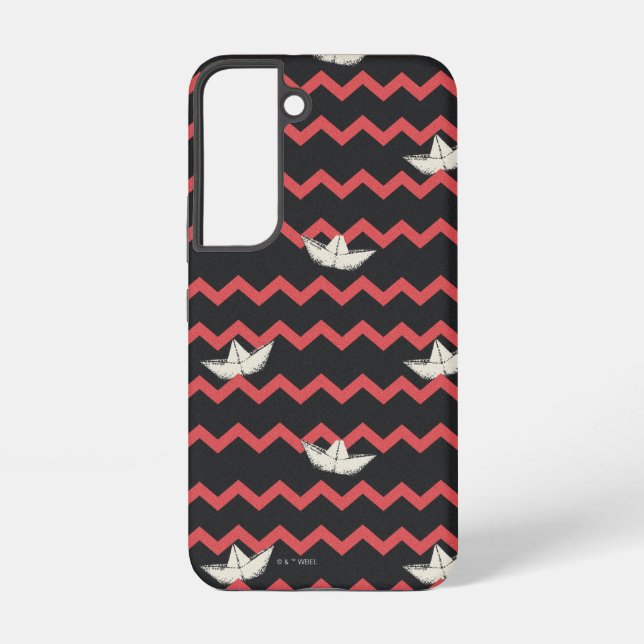 SS Georgie Boat Chevron Pattern Samsung Galaxy S22 Case (Back)