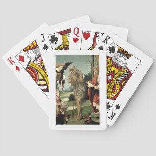 SS. Michael, Andrew and Onuphrius (oil on panel) Playing Cards