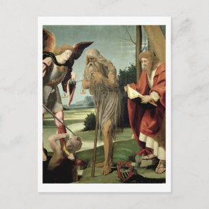 SS. Michael, Andrew and Onuphrius (oil on panel) Postcard