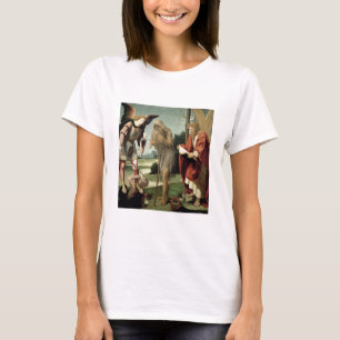 SS. Michael, Andrew and Onuphrius (oil on panel) T-Shirt