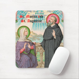 SS. Monica and Augustine at Ostia (SAU 047) Mouse Pad