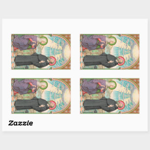 SS. Monica and Augustine at Ostia (SAU 047) Sticker