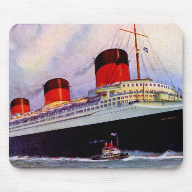 ss Normandie Mouse Pad (Front)