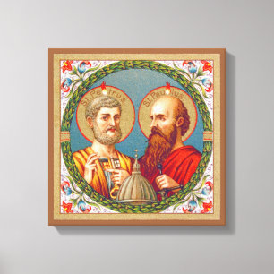SS. Peter and Paul, Apostles (JMAS 01) Canvas Print