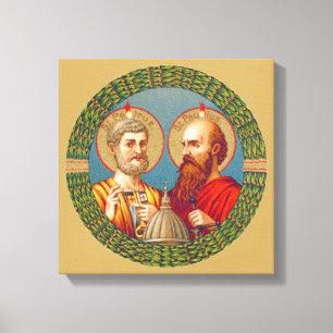 SS. Peter and Paul, Apostles (JMAS 01) Canvas Print
