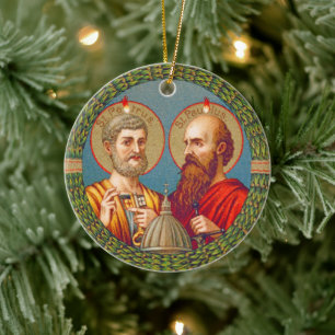 SS. Peter and Paul, Apostles (JMAS 01) Ceramic Ornament