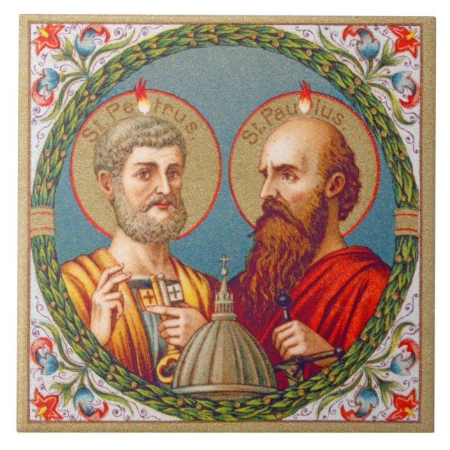SS. Peter and Paul, Apostles (JMAS 01) Tile (Front)