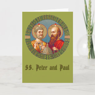 SS. Peter and Paul  (JMAS 01) Blank Greeting Card
