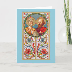 SS. Peter and Paul (JMAS 01) Blank Greeting Card