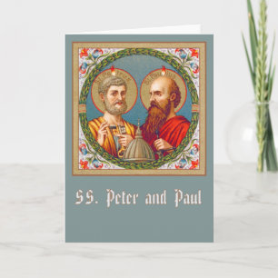 SS. Peter and Paul  (JMAS 01) Blank Greeting Card
