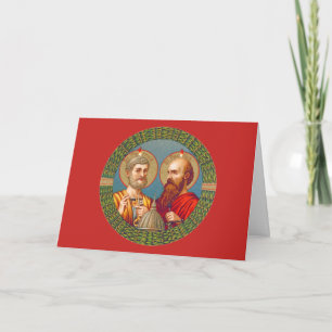 SS. Peter et Paul (JMAS 01) Carte de voeux vierge