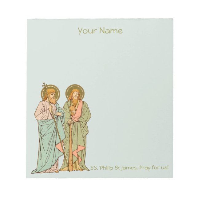 SS. Philip & James the Less (RLS 15) 5.5"x6" Notepad (Front)