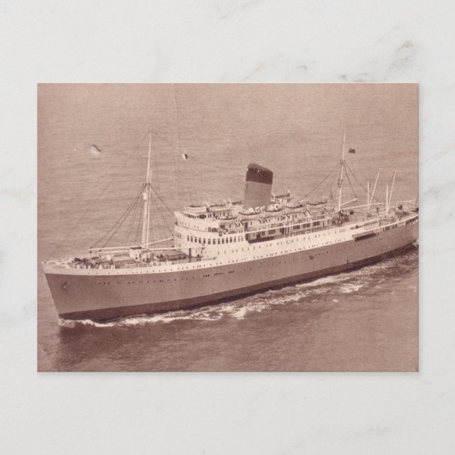 SS Rhodesia Castle, Union Castle Line Postcard (Front)