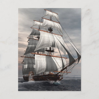 SS Savannah Postcard
