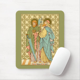 SS. Simon & Jude Thaddeus (RLS 16) (Style 1) Mouse Pad