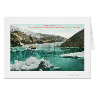 SS Spokane Steamer Passing by Glacier