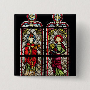 SS. Sylvester and John the Evangelist 2 Inch Square Button