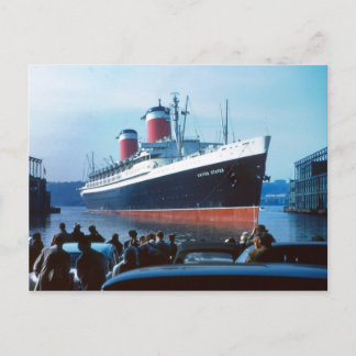 SS United States 1957 Postcard