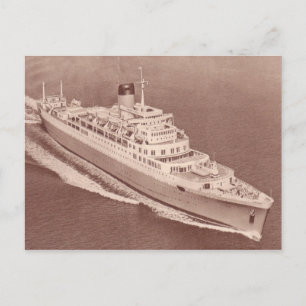 SS Windsor castle,  Union Castle Line Postcard