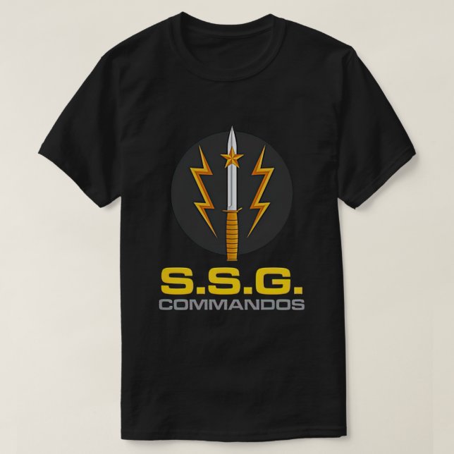 SSG Commandos Pakistan Army Special Forces T-Shirt (Design Front)