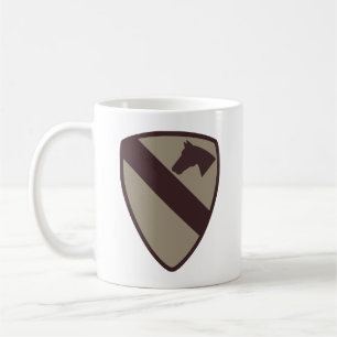 SSI - 1st Cavalry Division - Subdued Desert Coffee Mug