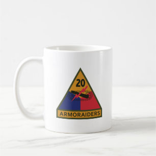 SSI - 20th Armoured Division w Name Tape Coffee Mug