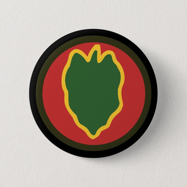 SSI - 24th Infantry Division 2 Inch Round Button (Front)